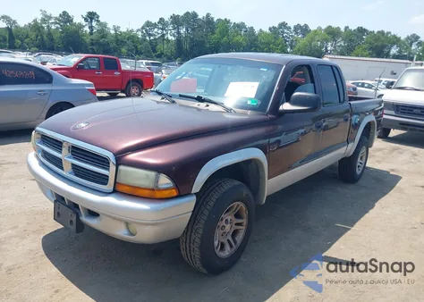 2004 Dodge Dakota Slt from USA, damaged, VIN 1D7HG48N24S556431